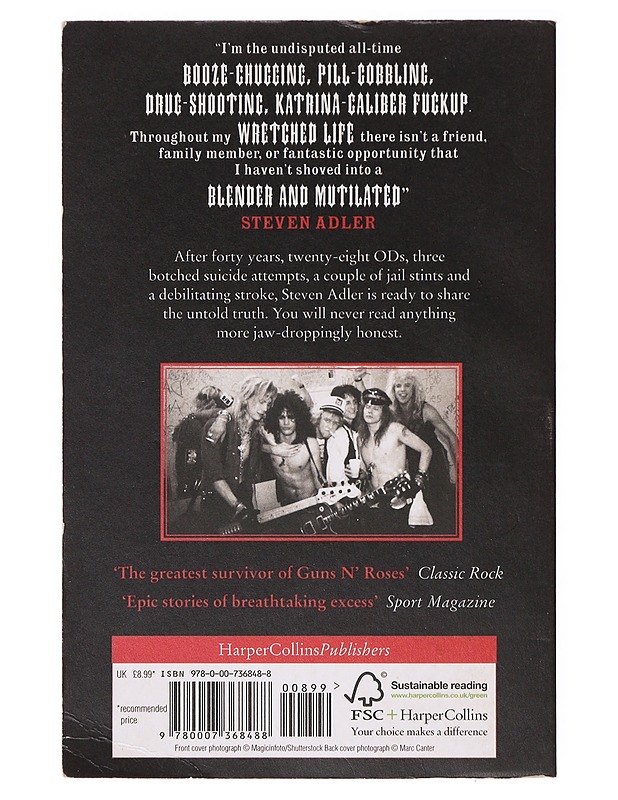 My appetite for destruction : sex & drugs & Guns ‘N’ Roses - Adler, Steven - Elämäkerrat ja muistelmat - 10105639704 - 1