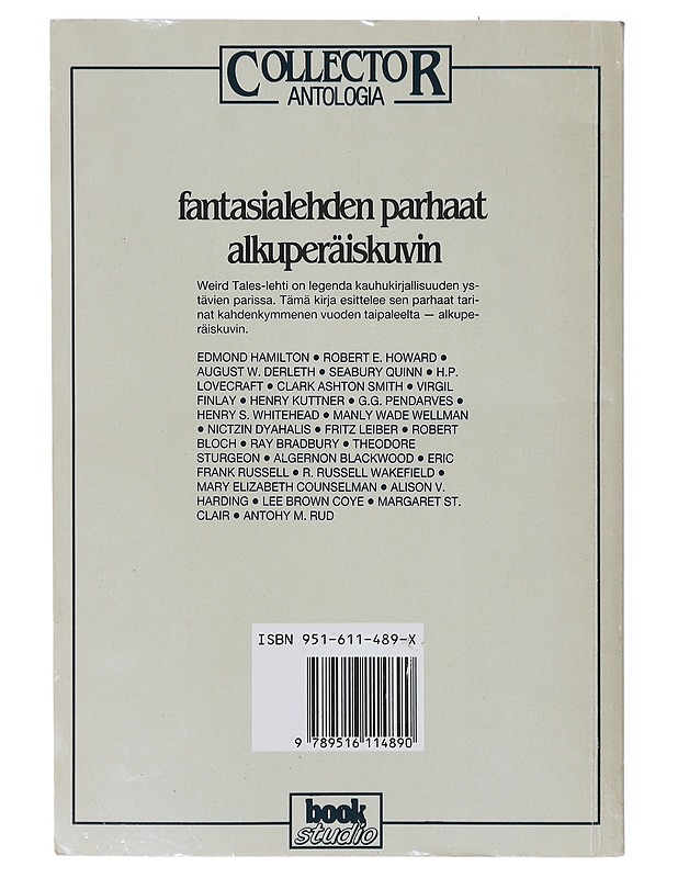 Weird Tales : fantasialehden parhaat alkuperäiskuvin - Haining, Peter - Romaanit ja novellit - 10105639736 - 1