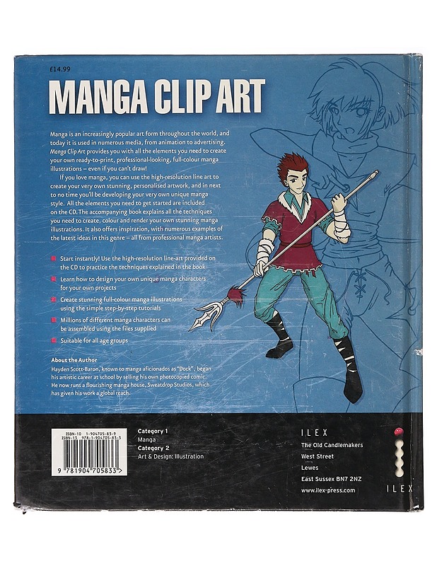 Manga clip art : everything you need to create your own professional-looking manga artwork - Hayden Scott-Baron - Sarjakuvat - 10105639750 - 1