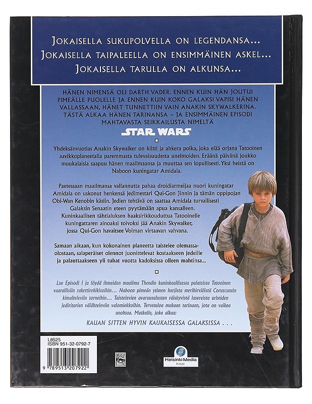 Star wars episodi 1 : pimeä uhka - Bohm, Jani - Lastenkirjat - 10105639770 - 1