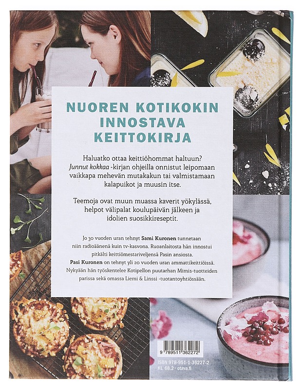 Junnut kokkaa - Kuronen, Sami - Lastenkirjat - 10105639804 - 1