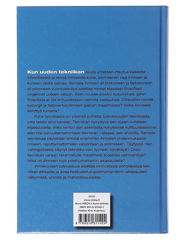 Ihmiskoneen tulevaisuus - Timo Airaksinen - Tietokirjat ja oppaat - 10105639833 - 1