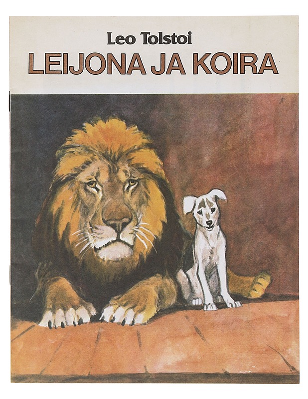 Leijona ja koira - Leo Tolstoi  - Lehdet - 10105639877 - 0