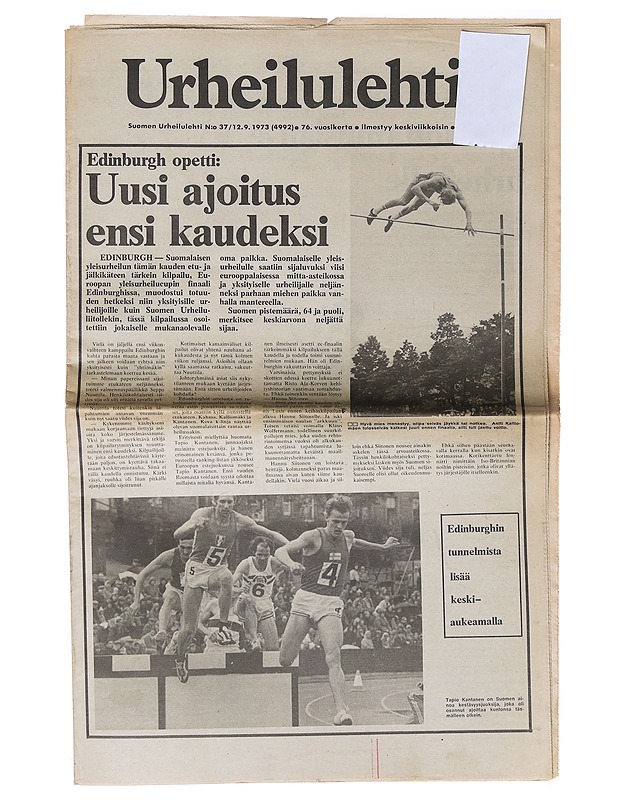 Suomen Urheilulehti no 37/12.9.1973   - Lehdet - 10105639909 - 0