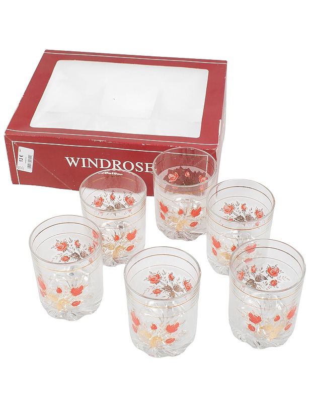 DE VAL BOR Windrose -lasi, 6 kpl - Lasit - 10105639945 - 0