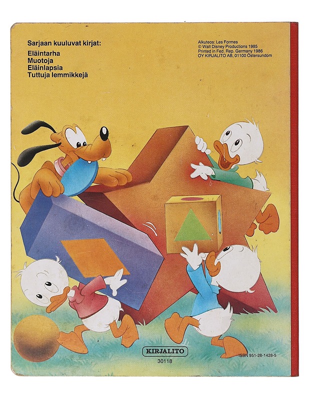 Muotoja - Walt Disney - Lastenkirjat - 10105640006 - 1