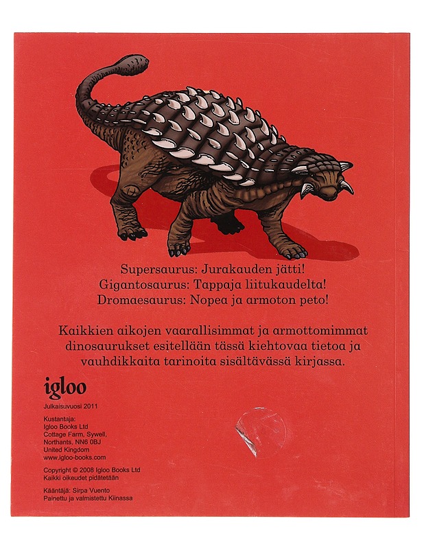 Dinosaurukset  - Tietokirjat ja oppaat - 10105640015 - 1