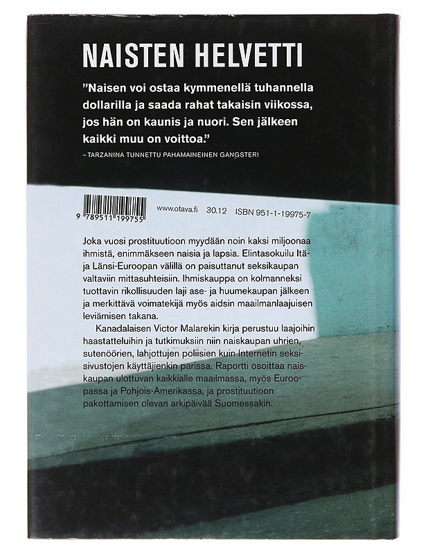 Natashat : seksibisneksen uhrit - Malarek, Victor - Tietokirjat - 10105640043 - 1