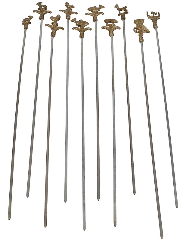 Messinkivartaat, 10 kpl - vintage - Muut astiat - 10105640044 - 0