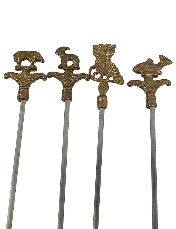 Messinkivartaat, 10 kpl - vintage - Muut astiat - 10105640044 - 1
