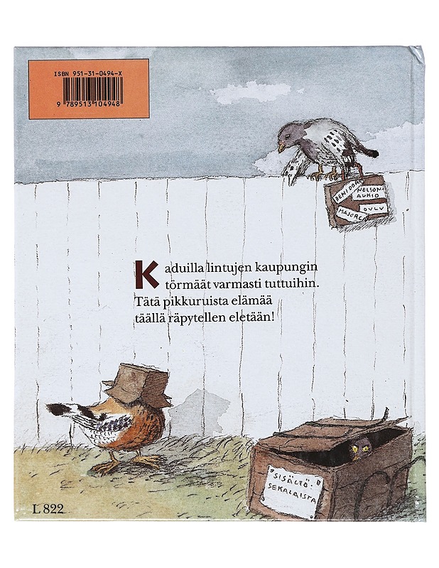 Älä ankka aivasta / lintupojan lorukirja - Nuotio, Eppu - Lastenkirjat - 10105640045 - 1