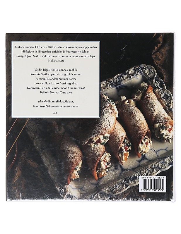 Makuja & musiikkia Italiasta : rakastettuja aarioita, ihania ruokia - Carluccio, Antonio - Ruokakirjat - 10105640075 - 1