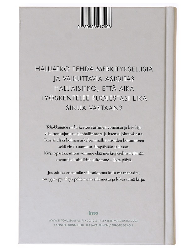 Tehokkuuden taika : näin voit elää enemmän - Leo Stranius - Tietokirjat ja oppaat - 10105640086 - 1