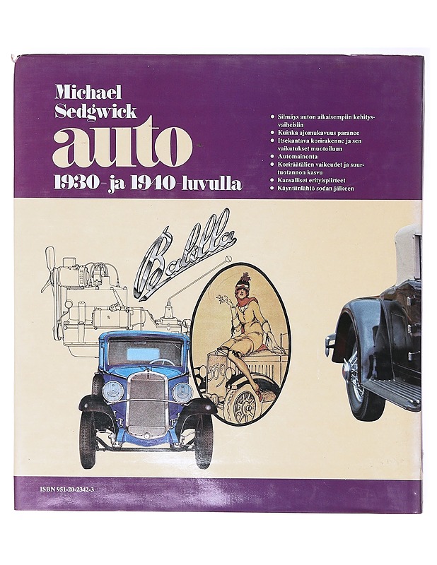 Auto : 1930- ja 1940-luvulla - Michael Sedgwick - Tietokirjat ja oppaat - 10105640096 - 1