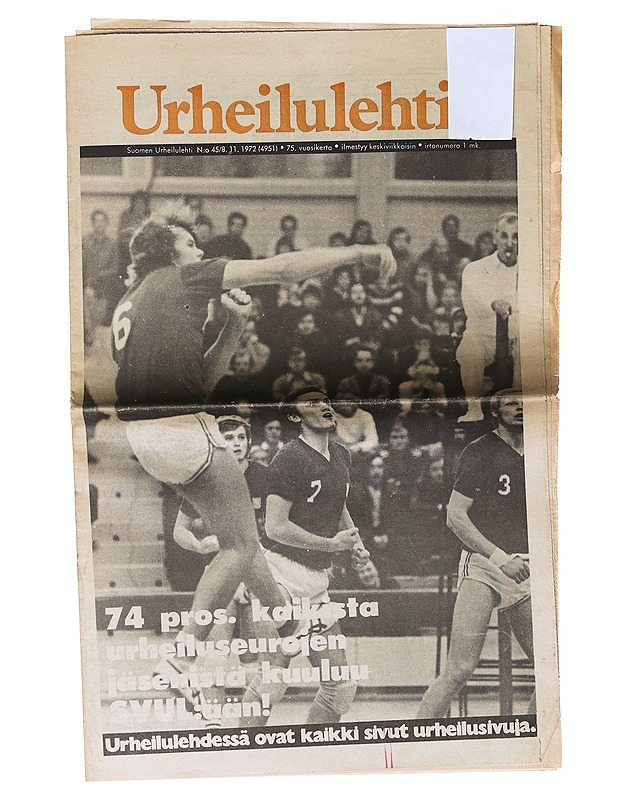 Suomen Urheilulehti no 45/8.11.1972   - Lehdet - 10105640149 - 0