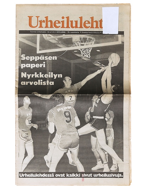 Suomen Urheilulehti no 1/13.1.1973   - Lehdet - 10105640150 - 0