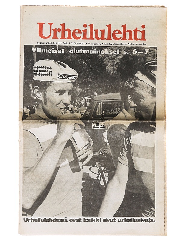 Suomen Urheilulehti no 36/8.9.1971   - Lehdet - 10105640154 - 0