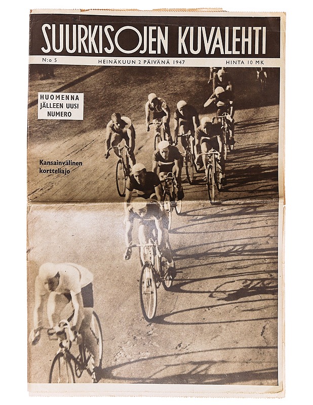 Suurkisojen kuvalehti no 5/2.7.1947 - Lehdet - 10105640158 - 0