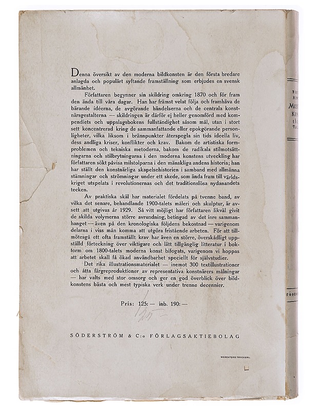 Modern konst: 1800-talet - Bertel Hintze - Historiakirjat - 10105640205 - 1
