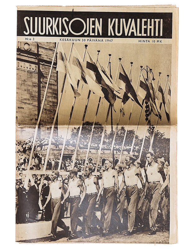 Suurkisojen kuvalehti no 3/30.6.1947 - Lehdet - 10105640200 - 0