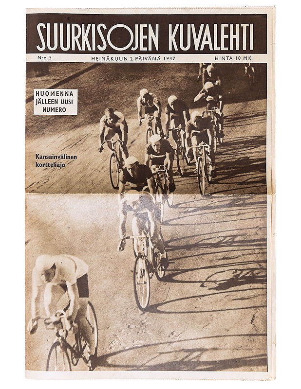 Suurkisojen kuvalehti no 5/2.7.1947 - Lehdet - 10105640213 - 0