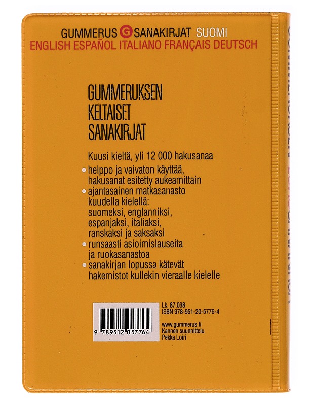 Eurosanakirja suomi, English, espaþol, italiano, français, deutsch - Tietokirjat ja oppaat - 10105640246 - 1