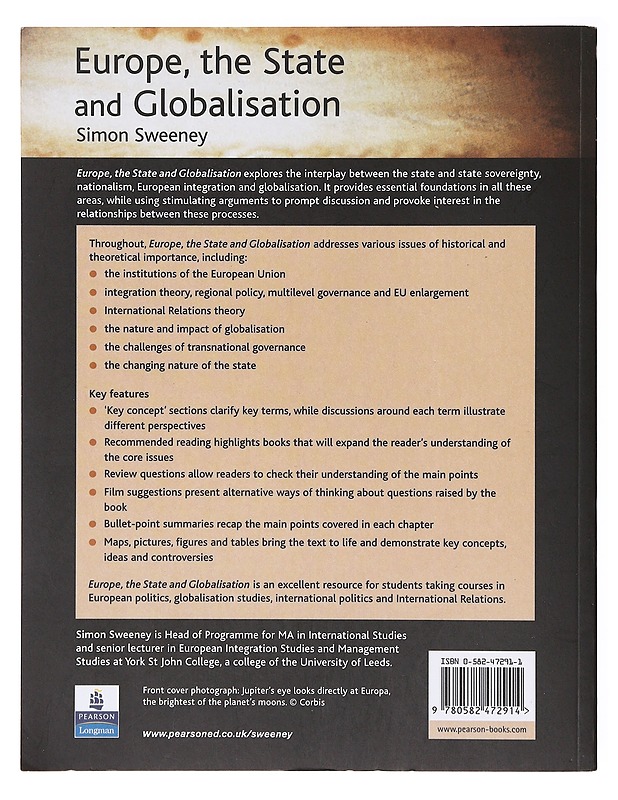 Europe, the State and Globalisation - Simon S. - Historiakirjat - 10105640251 - 1