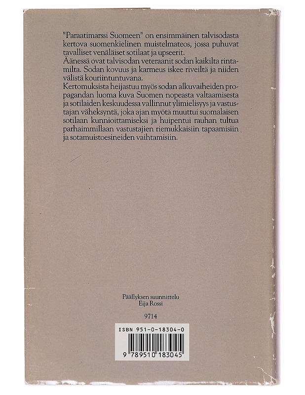 Paraatimarssi Suomeen / talvisota venäläisten silmin - Orehov, Dmitri - Elämäkerrat ja muistelmat - 10105640255 - 1