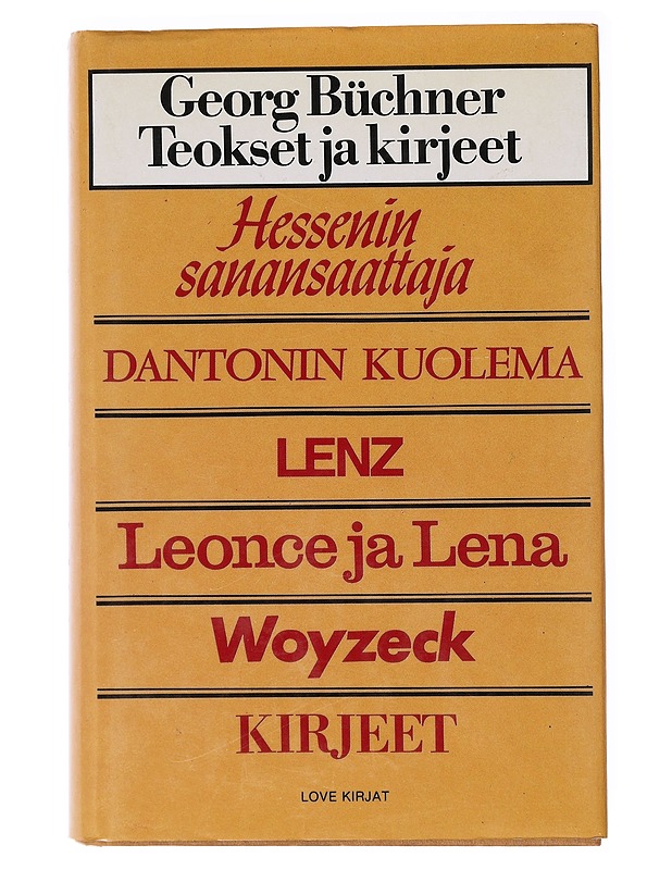 Georg Büchner: Teokset ja kirjeet - Romaanit ja novellit - 10105640262 - 0