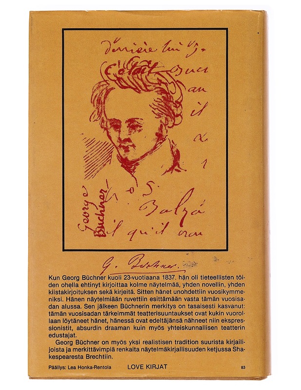 Georg Büchner: Teokset ja kirjeet - Romaanit ja novellit - 10105640262 - 1