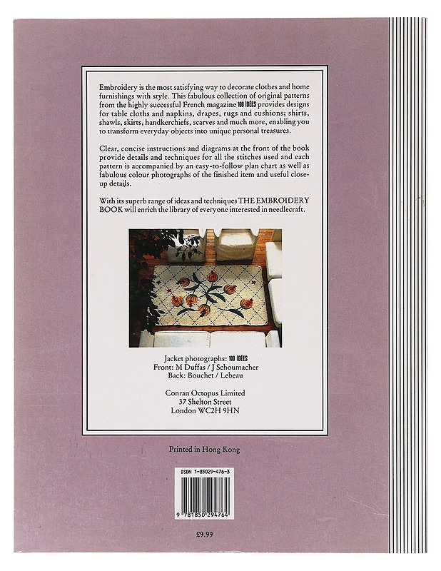 The Embroidery Book - Una Stubbs - Käsityökirjat - 10105640313 - 1