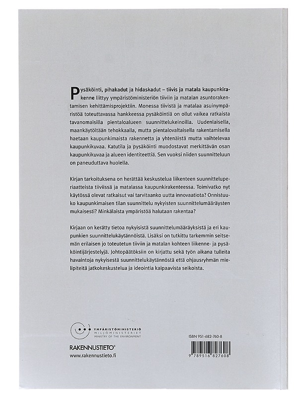 Pysäköinti, pihakadut ja hidaskadut - Reihe, H. - Tietokirjat ja oppaat - 10105640321 - 1
