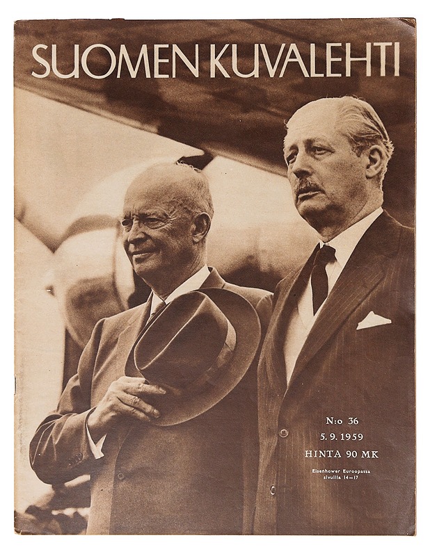 Suomen Kuvalehti 1959 No 36 - Lehdet - 10105640330 - 0