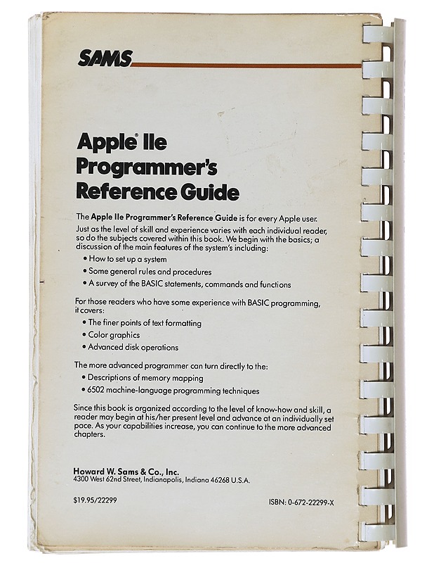 Apple IIe programmer's reference guide - Heiserman, David L. - Tietokirjat ja oppaat - 10105640346 - 1