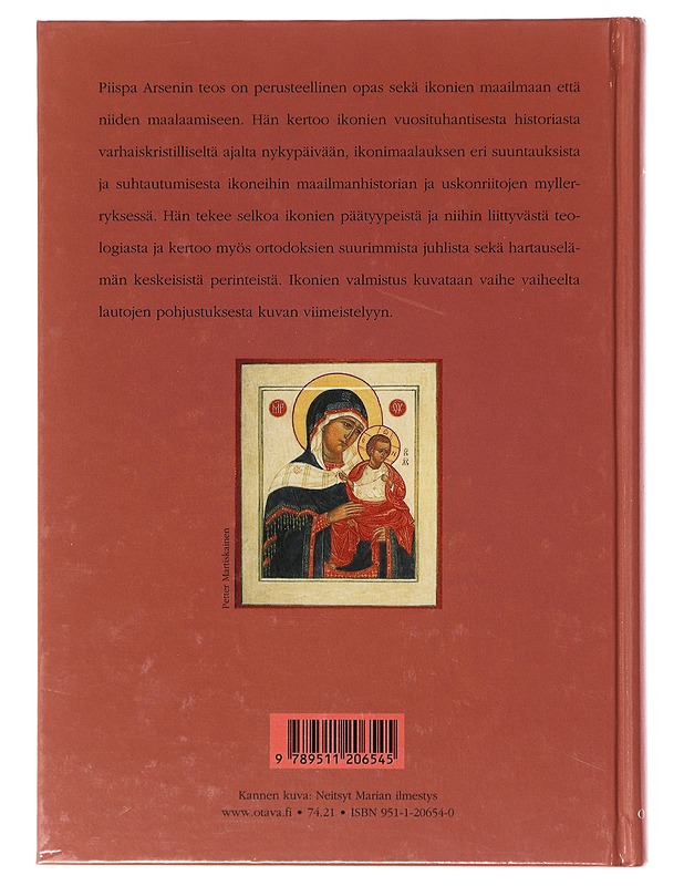 Ikonikirja - Arseni, piispa - Taide- ja kulttuurikirjat - 10105640371 - 1