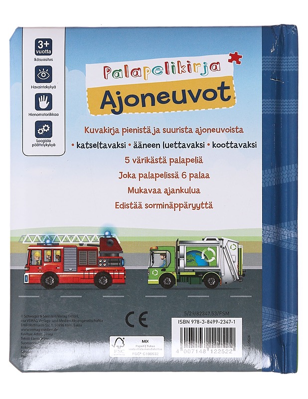 Ajoneuvot - Zeller, Laura - Lastenkirjat - 10105640425 - 1