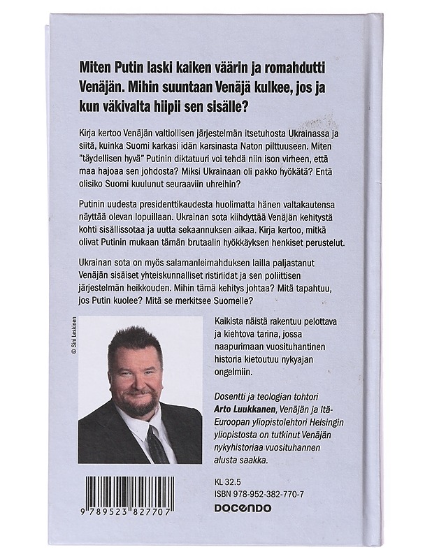 Putinin perukirja - Arto Luukkanen - Elämäkerrat ja muistelmat - 10105640479 - 1