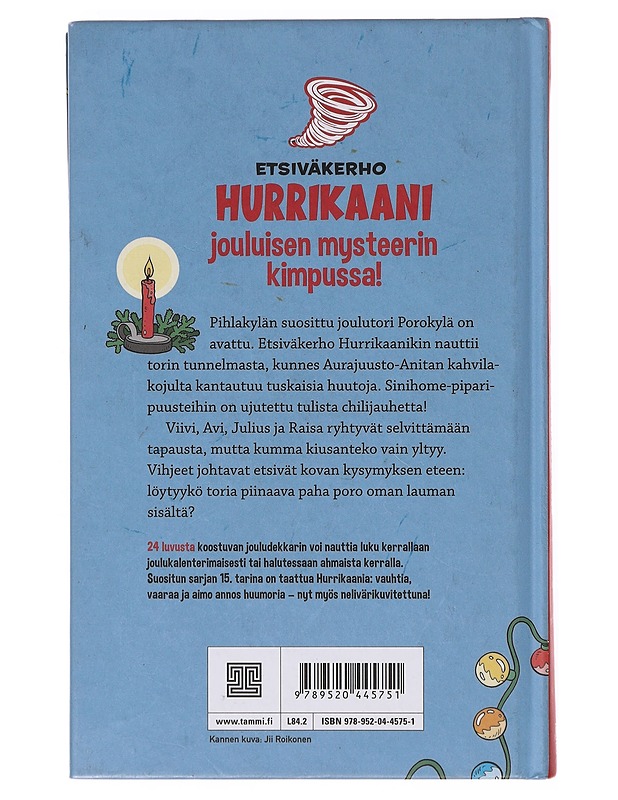Etsiväkerho Hurrikaani ja paha poro - Mäkipää, Jari - Lastenkirjat - 10105640572 - 1