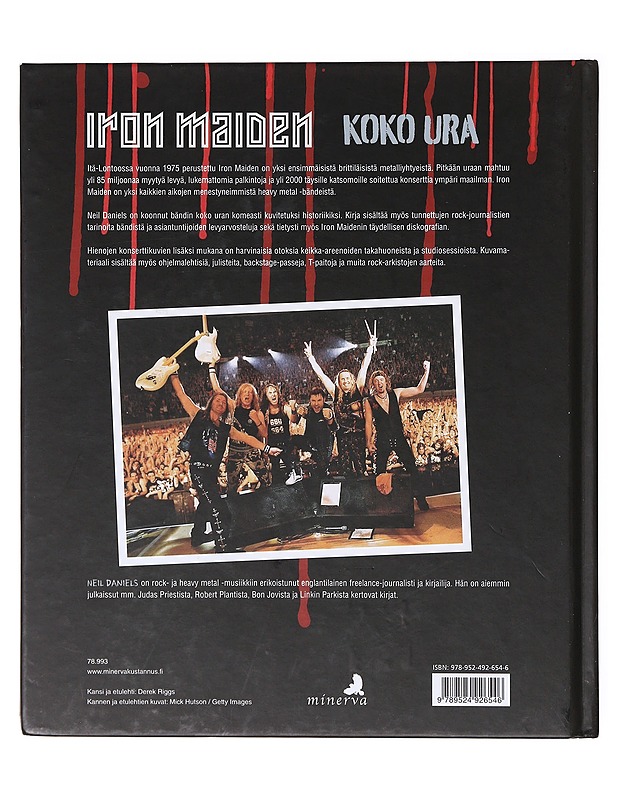 Iron Maiden / koko ura - Daniels, Neil - Musiikki- ja elokuvakirjat - 10105640537 - 1
