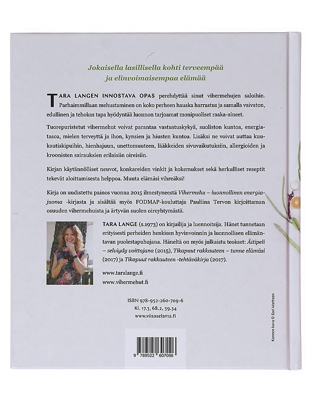 Vihermehu / elinvoimaa luonnosta - Lange, Tara - Ruokakirjat - 10105640548 - 1