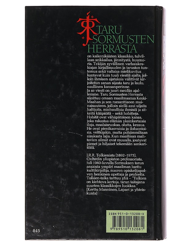 Taru sormusten herrasta - Tolkien, J. R. R. - Fantasia- ja scifi - 10105640553 - 1