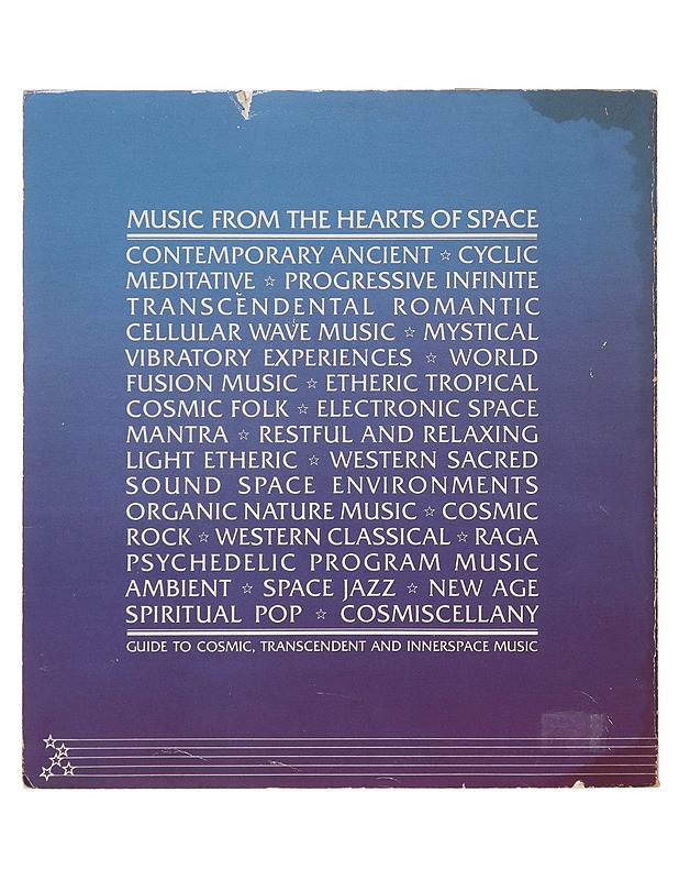 Music From The Hearts Of Space - Anna Turner, Stephen Hill - Harrastekirjat - 10105640567 - 1