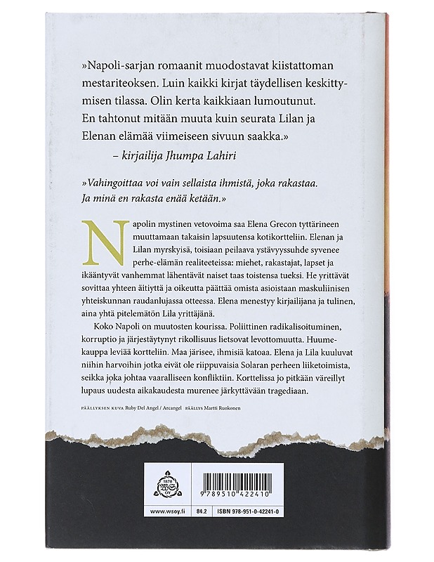 Kadonneen lapsen tarina / kypsyys - vanhuus - Ferrante, Elena - Romaanit ja novellit - 10105640587 - 1