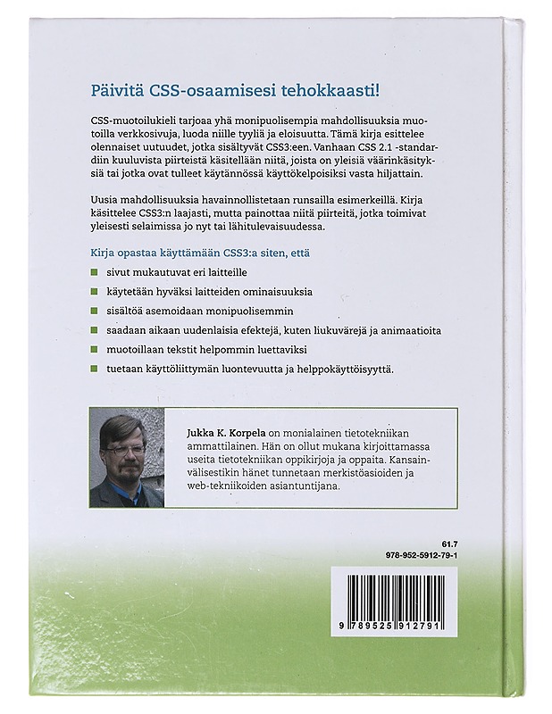CSS3 : uudet mahdollisuudet - Korpela, Jukka - Tietokirjat ja oppaat - 10105640601 - 1