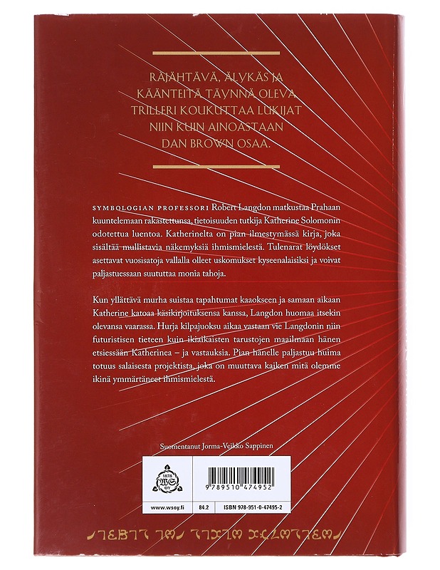 Salaisuuksien salaisuus - Brown, Dan - Romaanit ja novellit - 10105640618 - 1