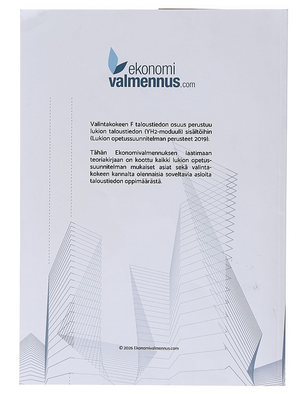 Taloustieto / teoriakirja - Ekonomivalmennus - Tietokirjat ja oppaat - 10105640612 - 1