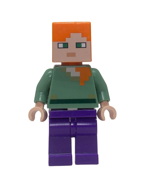 LEGO Minecraft Alex - Medium Lavender Legs (min089) -minifiguuri - Lasten figuurit - 10105640694 - 0