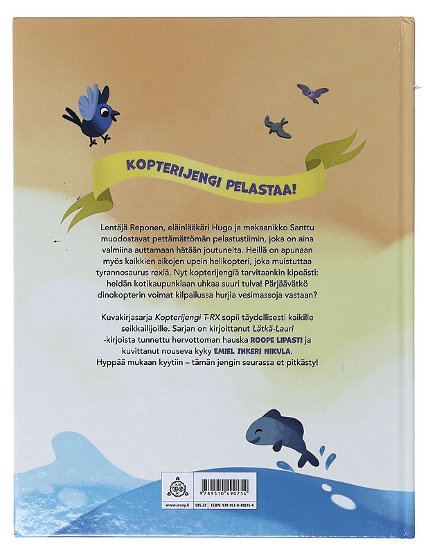 Aaltojen armoilla - Lipasti, Roope - Lastenkirjat - 10105640693 - 1