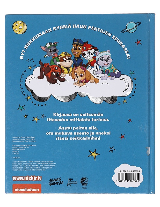 Hyvää yötä, pentupoppoo - Tiihonen, Tatu - Lastenkirjat - 10105640730 - 1