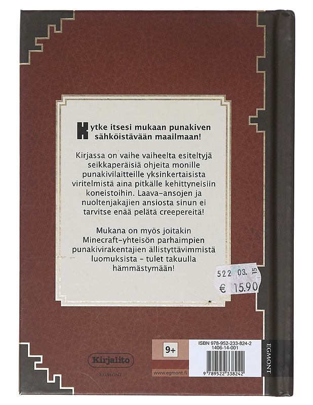 Minecraft / punakiviopas - Farwell, Nick - Nuorten kirjat - 10105640736 - 1
